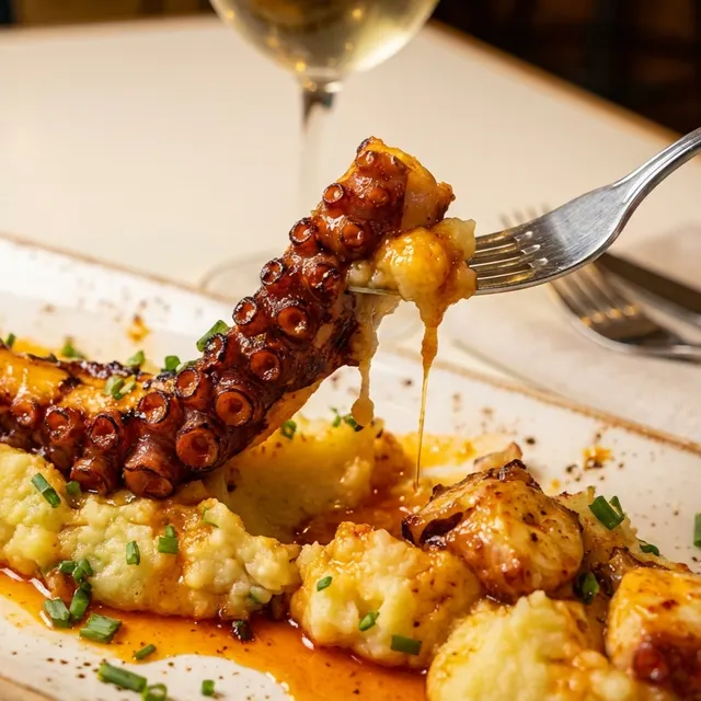 Foto de comida con IA — estilo action shot, ejemplo 4 | FoodyFocus