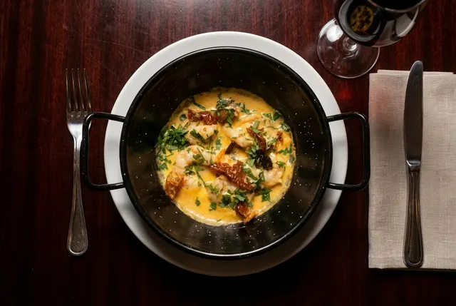 Foto de comida con IA — estilo cozy indoor warmth, ejemplo 2 | FoodyFocus