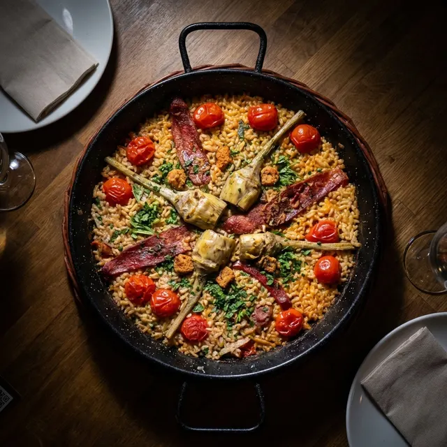 Foto de comida con IA — estilo cozy indoor warmth, ejemplo 6 | FoodyFocus
