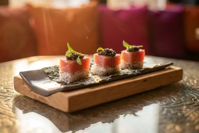 Foto de comida con IA — estilo sunset glow, ejemplo 1 | FoodyFocus
