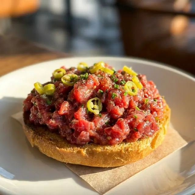 Foto de comida con IA — estilo sunset glow, ejemplo 2 | FoodyFocus